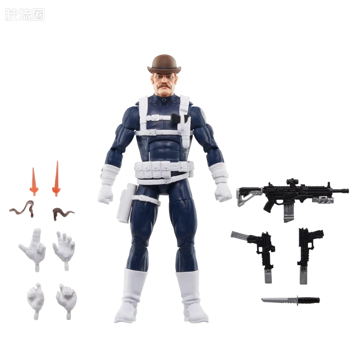 Marvel Legends/漫威传奇 可动人偶系列 美国队长系列 神盾局三人套 - 图片