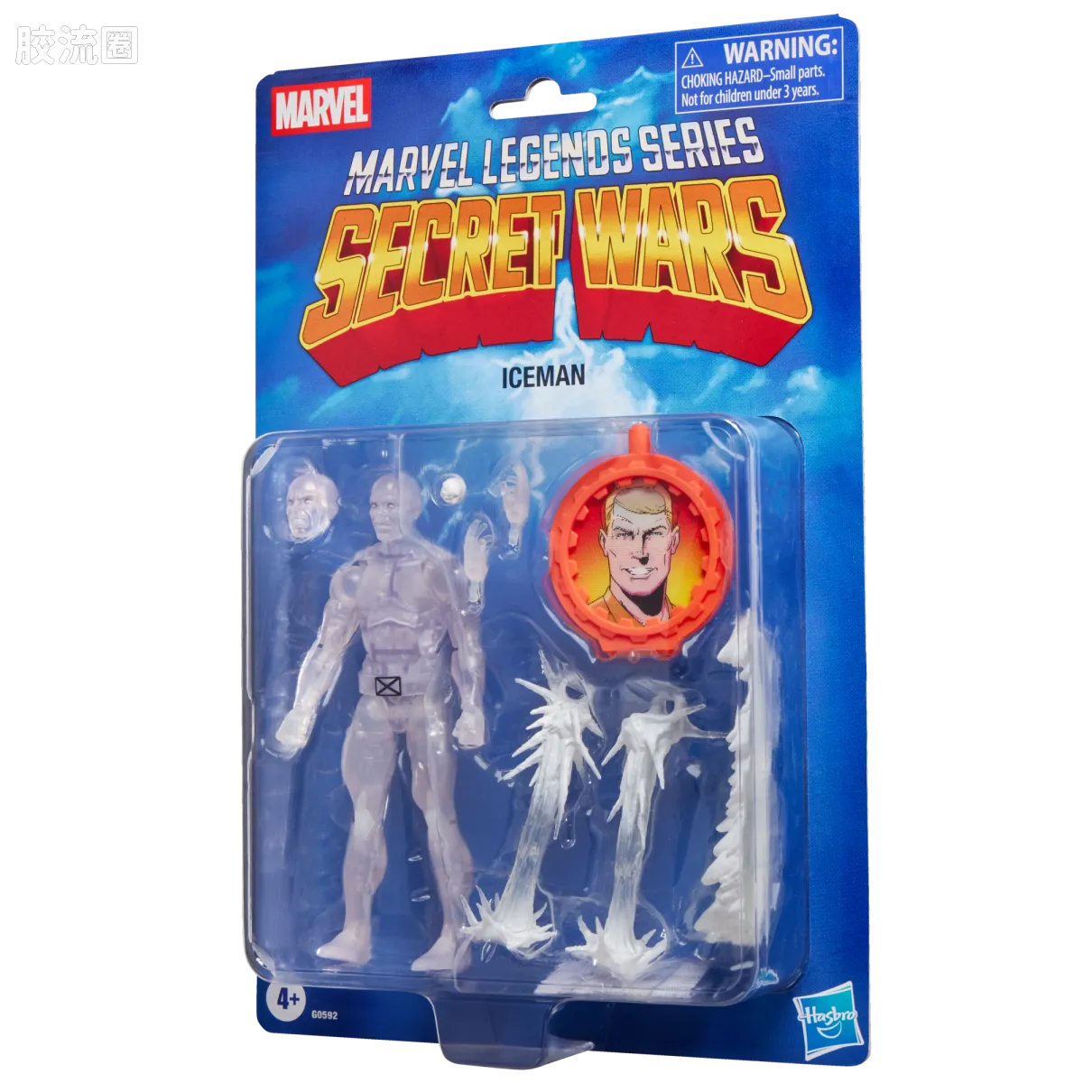 Marvel Legends/漫威传奇 可动人偶系列 秘密战争 复古挂卡系列 冰人 - 图片