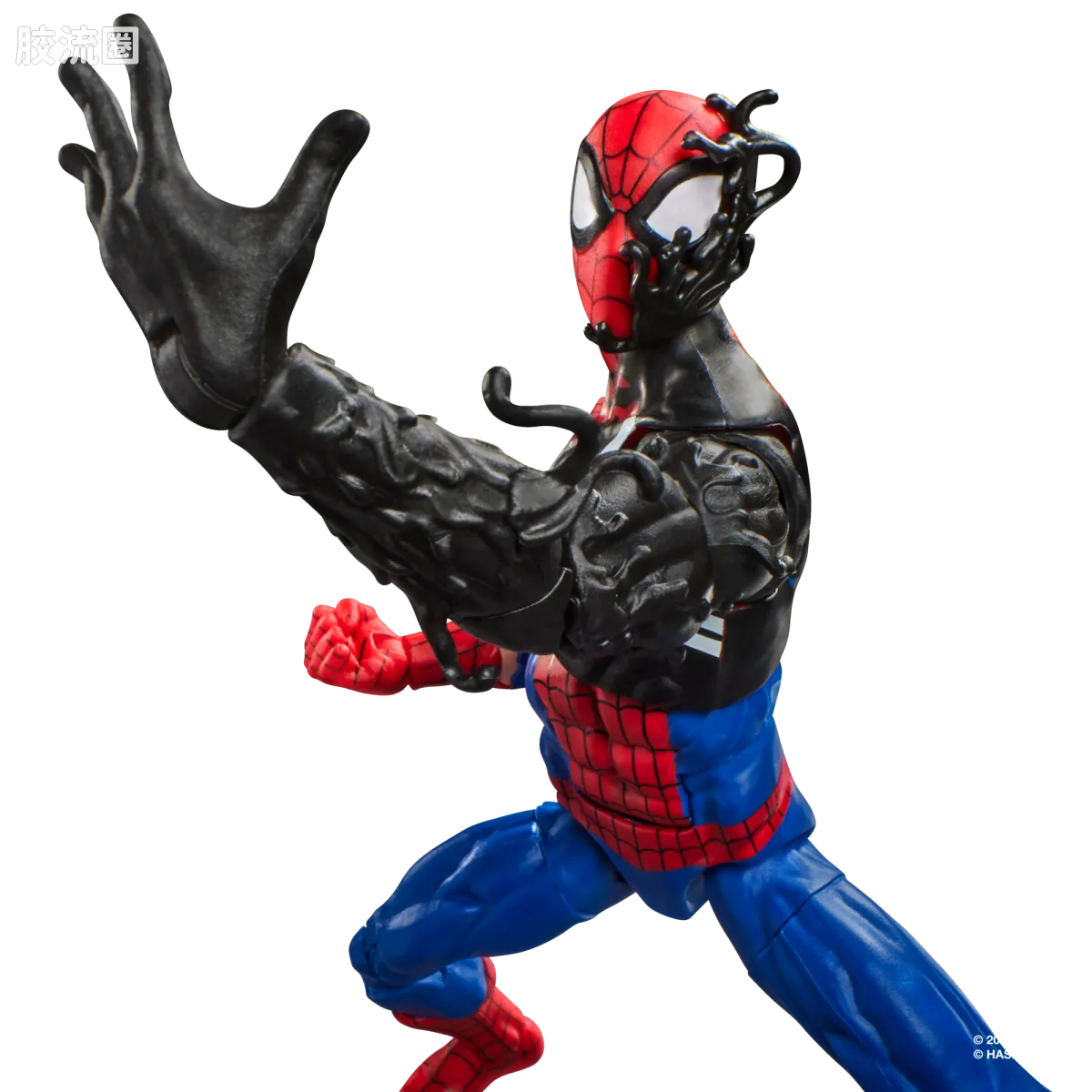 Marvel Legends/漫威传奇 可动人偶系列 秘密战争 复古挂卡系列 蜘蛛侠（外星战衣） - 图片