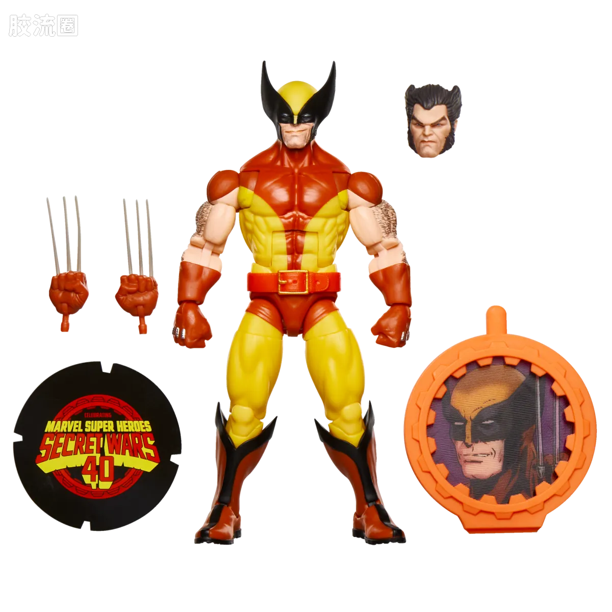 Marvel Legends/漫威传奇 可动人偶系列 秘密战争 复古挂卡系列 棕金刚狼 - 图片