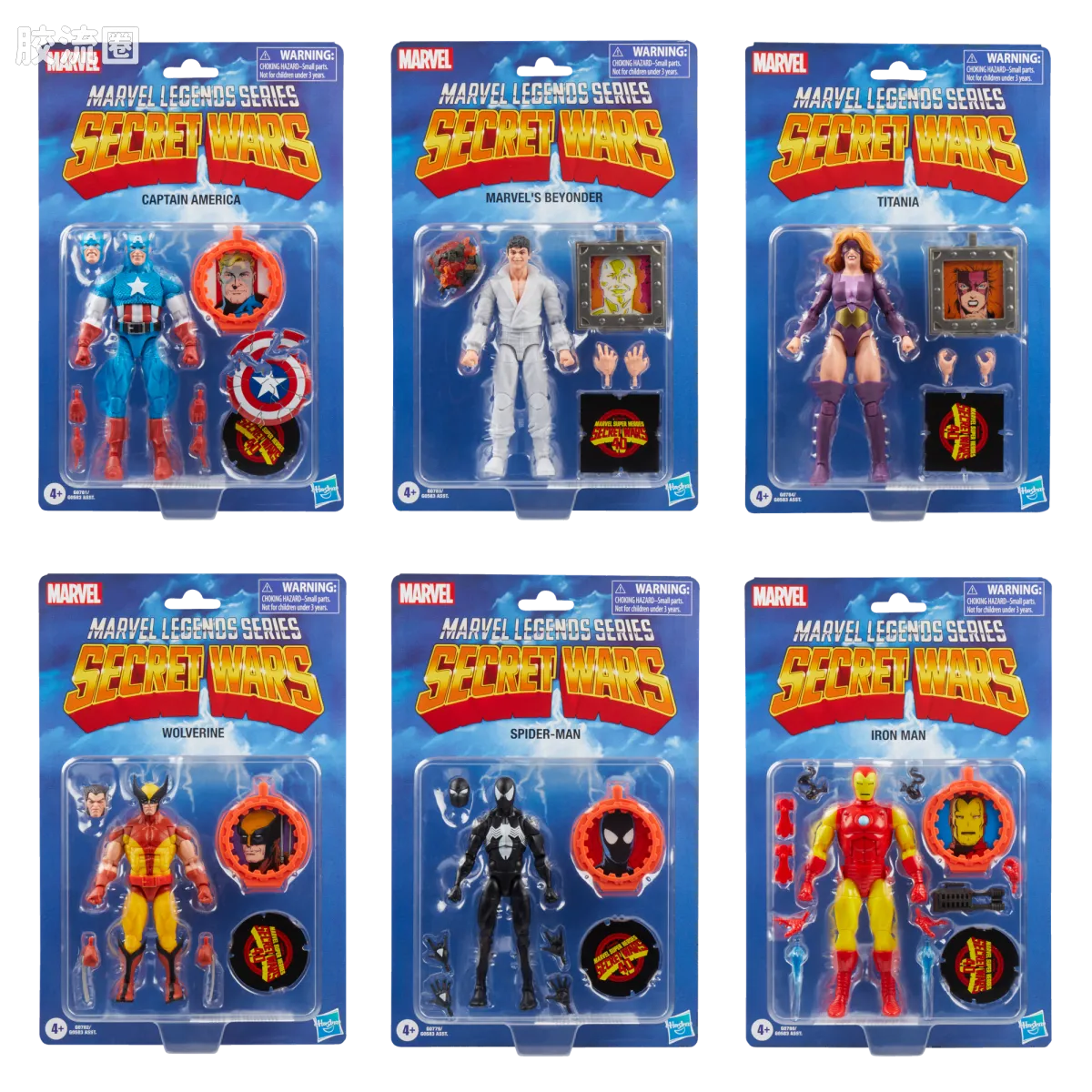 Marvel Legends/漫威传奇 可动人偶系列 秘密战争 复古挂卡系列 棕金刚狼 - 图片