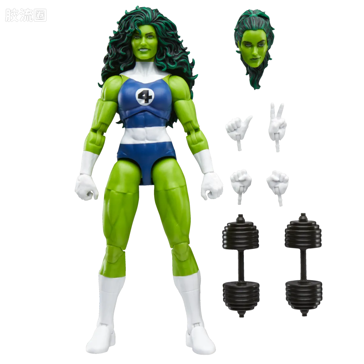 Marvel Legends/漫威传奇 可动人偶系列 神奇四侠 复古挂卡系列 女浩克 - 图片