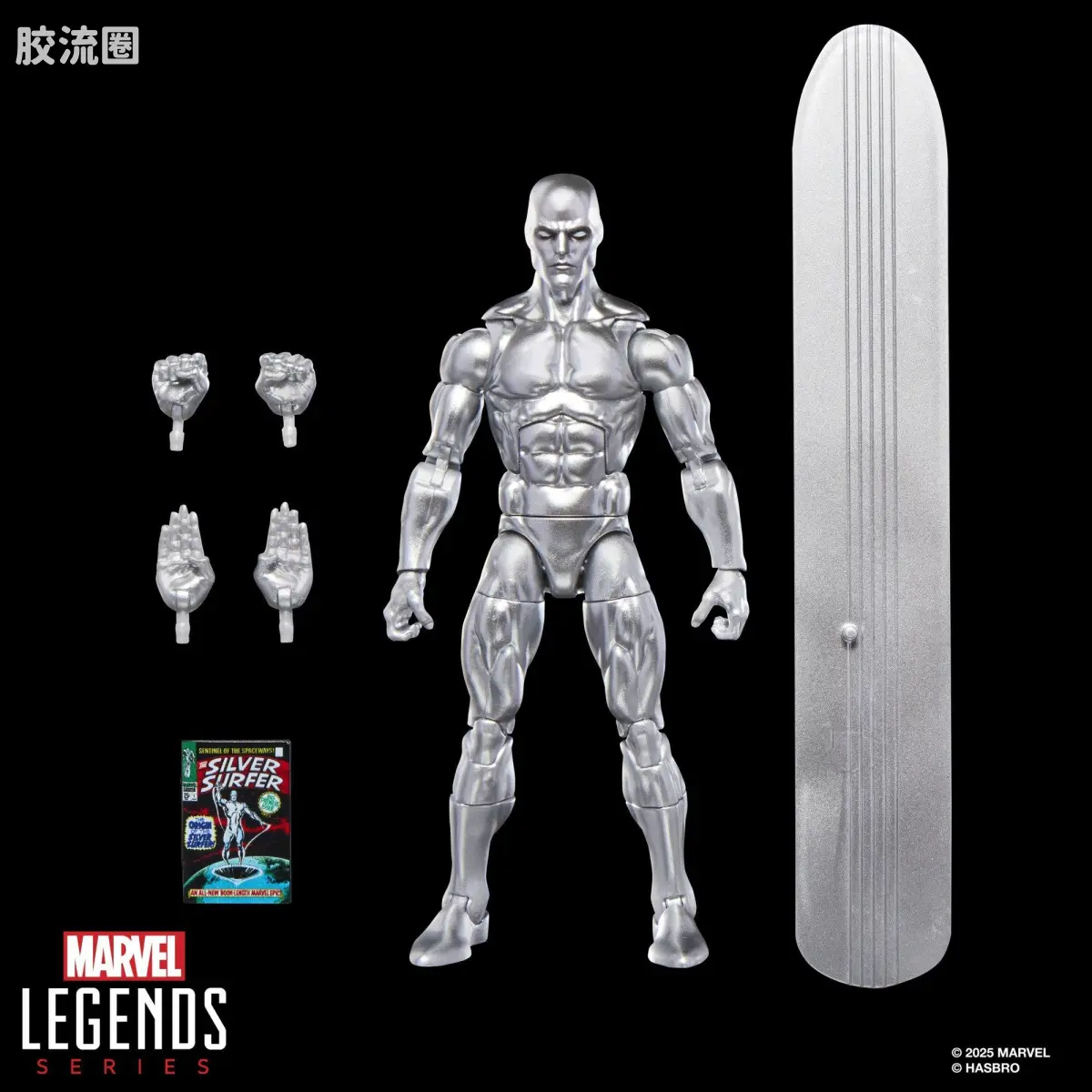 Marvel Legends/漫威传奇 可动人偶系列 迷你漫画 复古挂卡系列 银影侠 - 图片