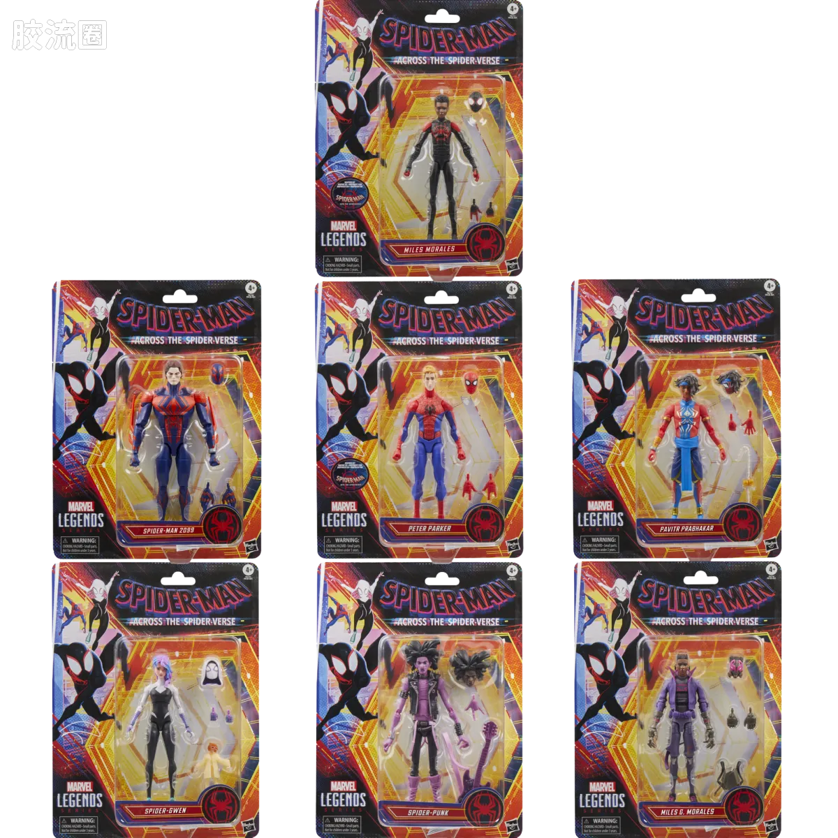Marvel Legends/漫威传奇 可动人偶系列 动画 蜘蛛侠：超越宇宙系列 蜘蛛侠2099 - 图片