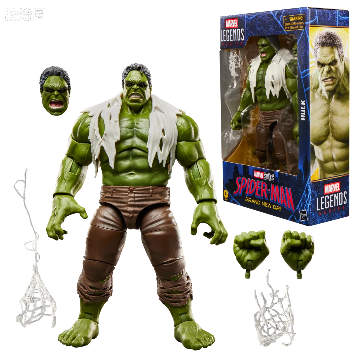 Marvel Legends/漫威传奇 可动人偶系列 蜘蛛侠 崭新之日 绿巨人 - 图片