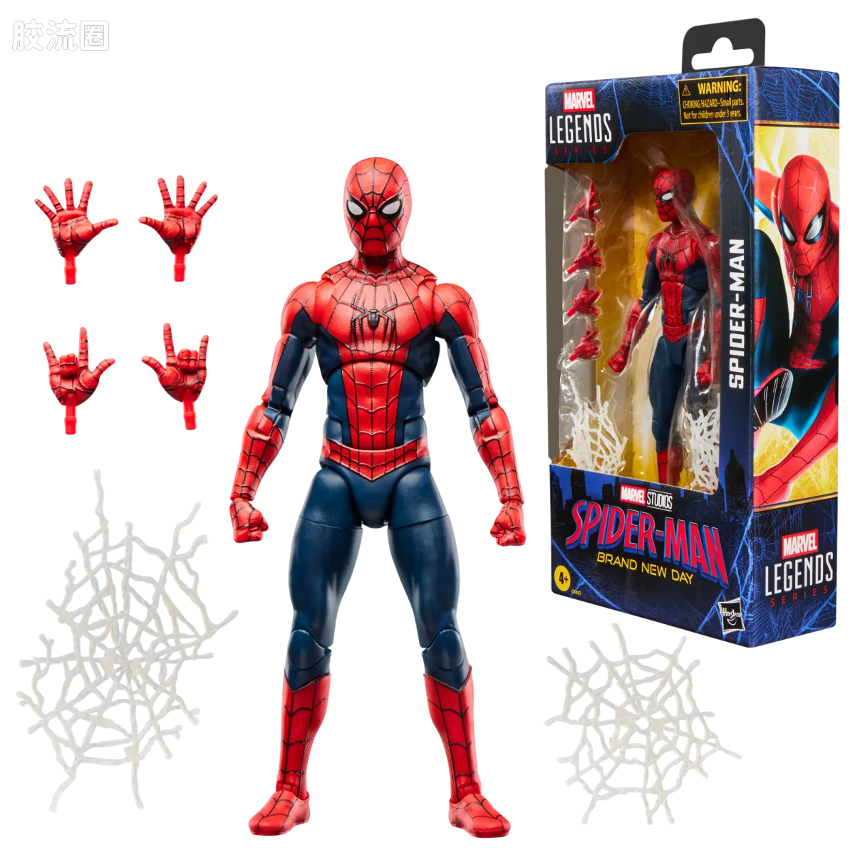 Marvel Legends/漫威传奇 可动人偶系列 蜘蛛侠 崭新之日 蜘蛛侠 - 图片