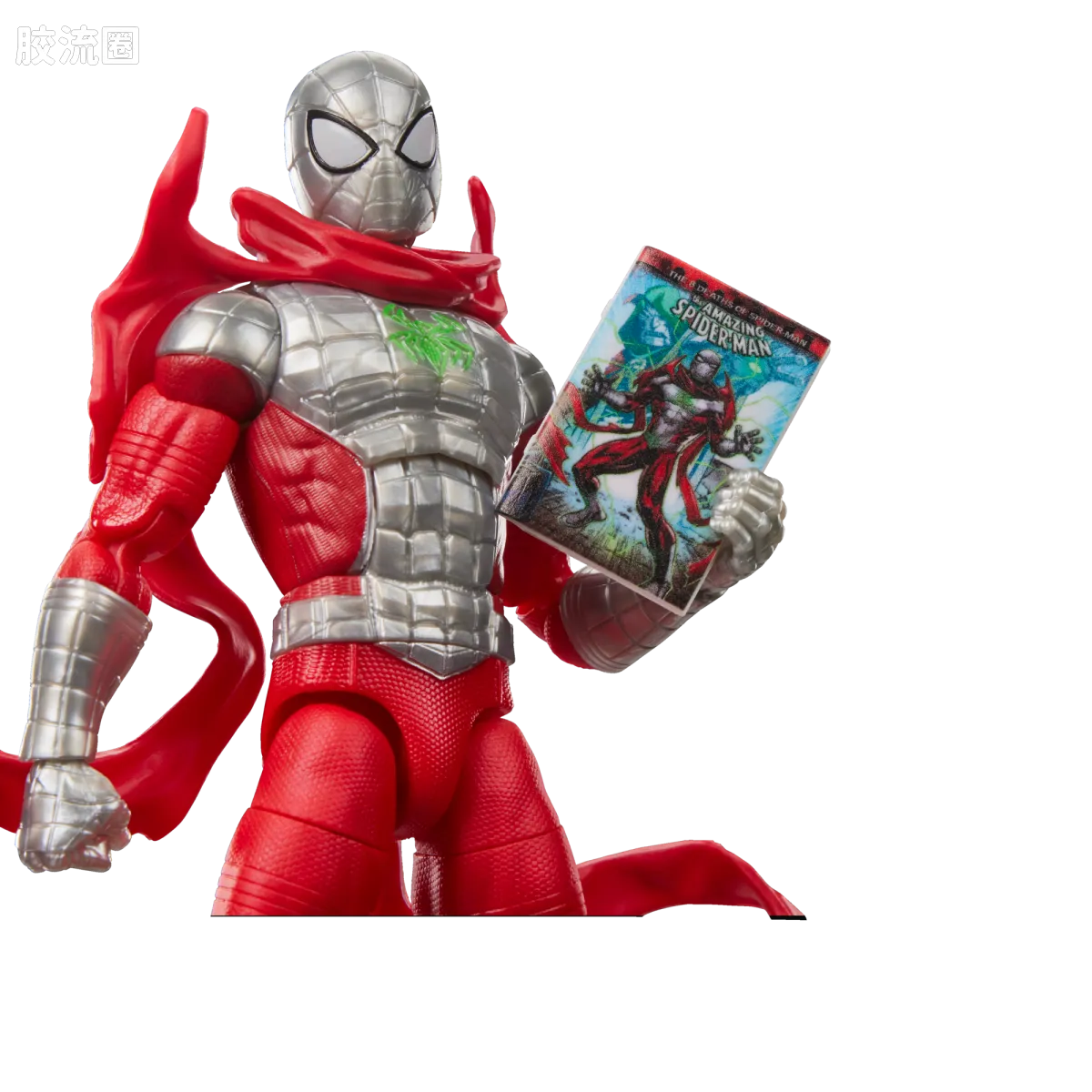 Marvel Legends/漫威传奇 可动人偶系列 迷你漫画 复古挂卡系列 蜘蛛侠（毁灭战衣） - 图片