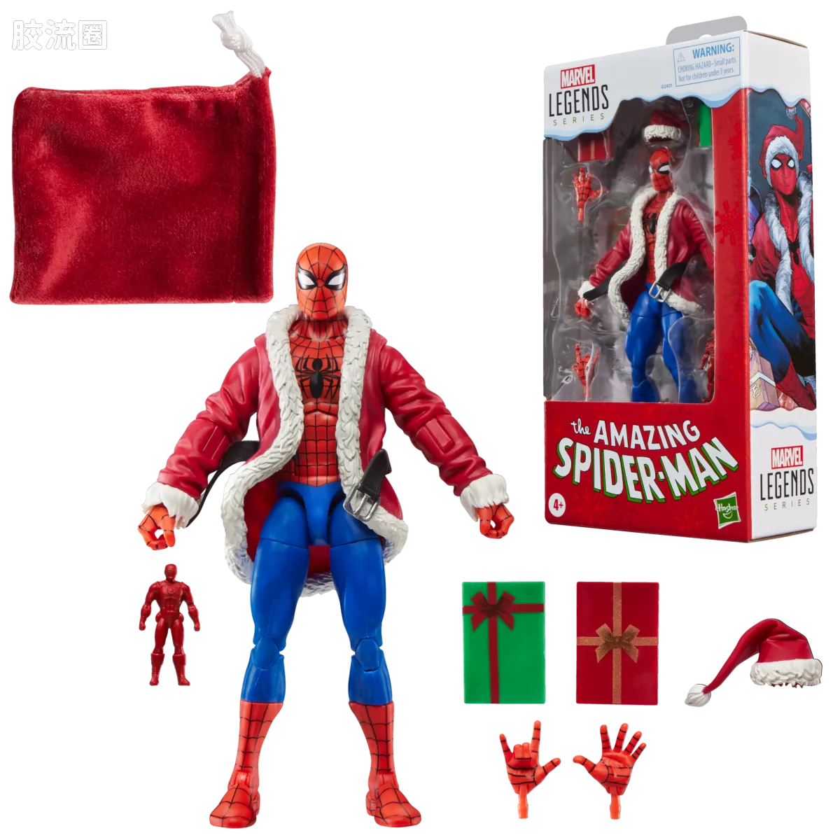Marvel Legends/漫威传奇 可动人偶系列 豪华版 蜘蛛侠（漫威假日特别篇） - 图片