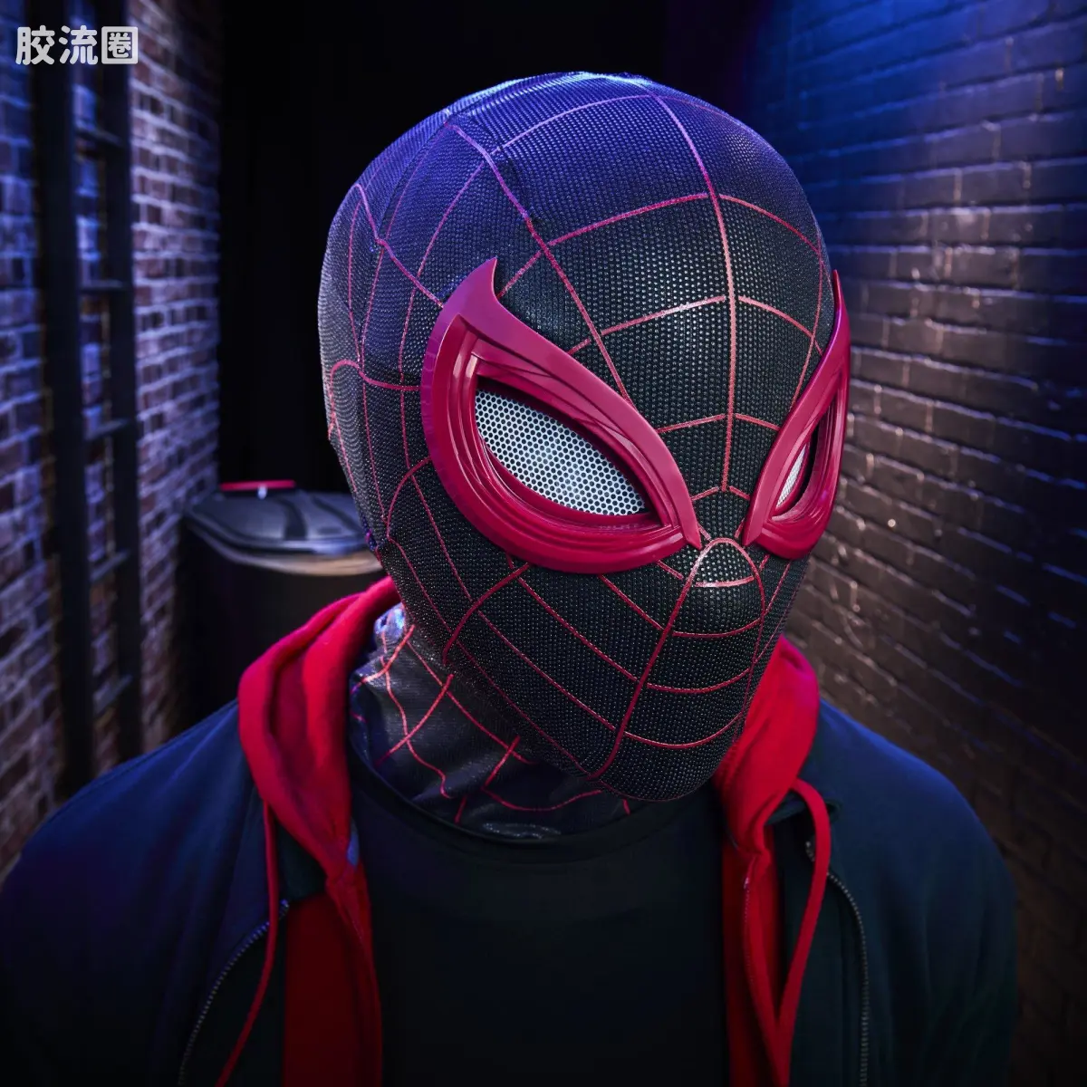 Marvel Legends/漫威传奇 可动人偶系列 1/1系列 蜘蛛侠：迈尔斯·莫拉莱斯  面具 - 图片