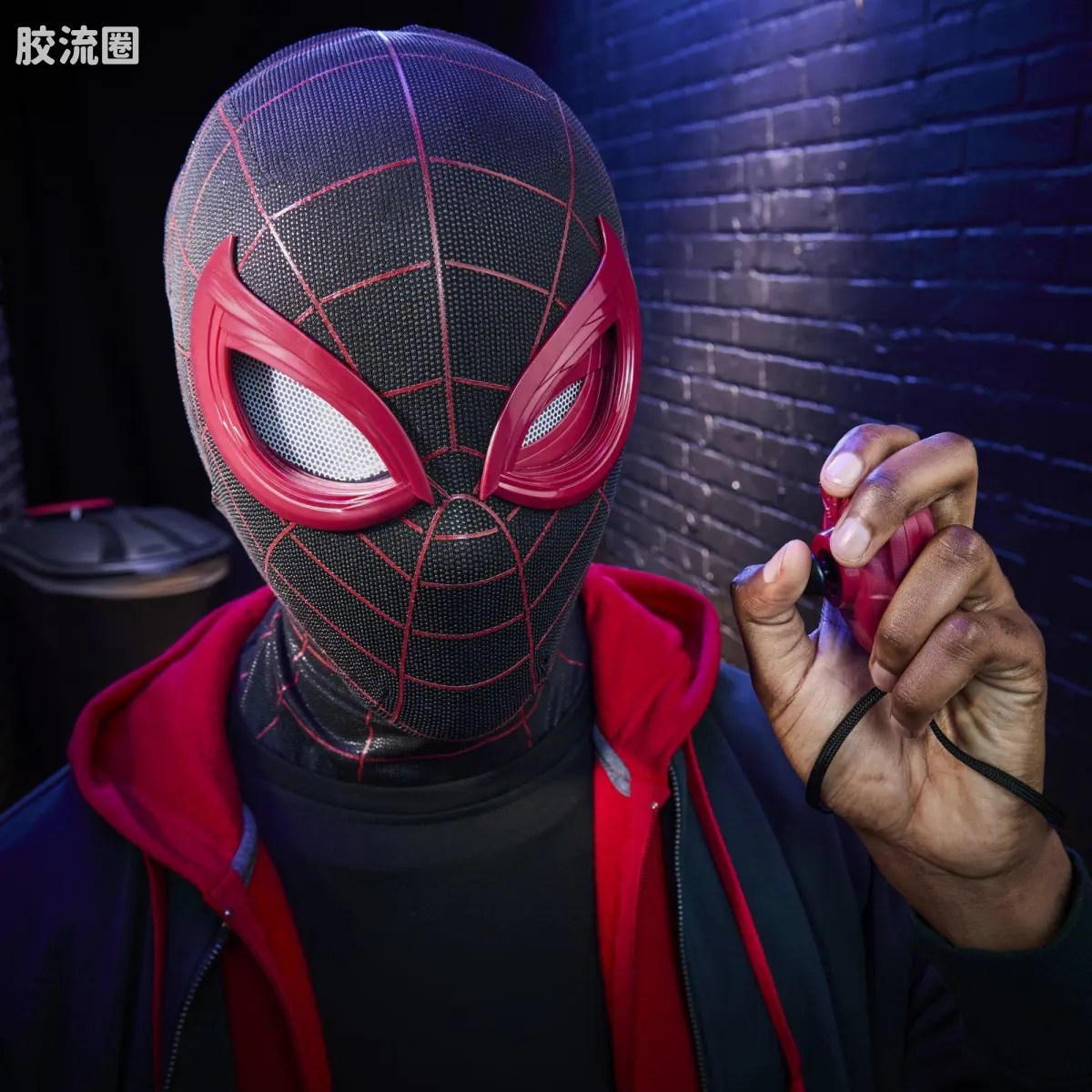 Marvel Legends/漫威传奇 可动人偶系列 1/1系列 蜘蛛侠：迈尔斯·莫拉莱斯  面具 - 图片