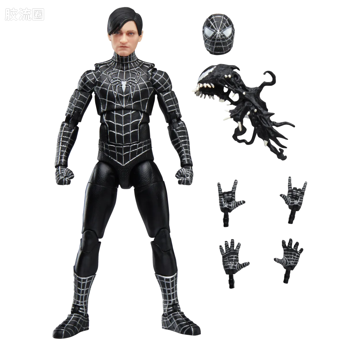 Marvel Legends/漫威传奇 可动人偶系列 蜘蛛侠3 电影系列 蜘蛛侠 共生体战衣 - 图片