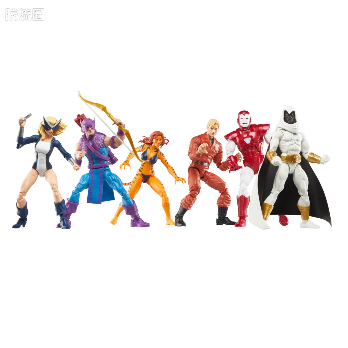 Marvel Legends/漫威传奇 可动人偶系列 黑心套 月光骑士. - 图片