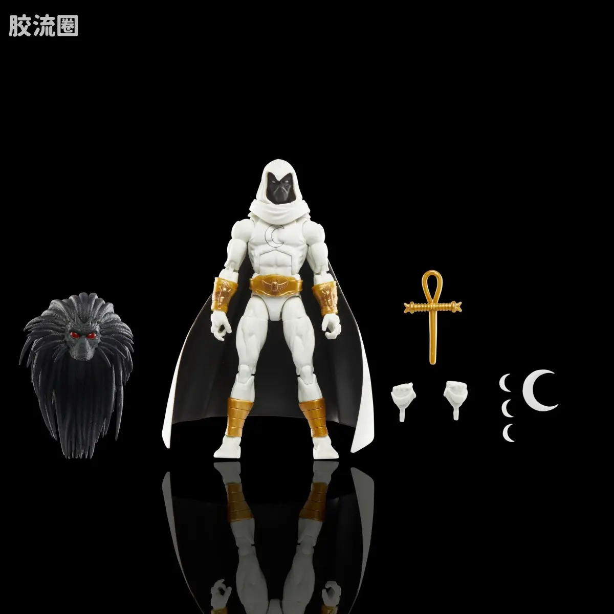 Marvel Legends/漫威传奇 可动人偶系列 黑心套 月光骑士. - 图片