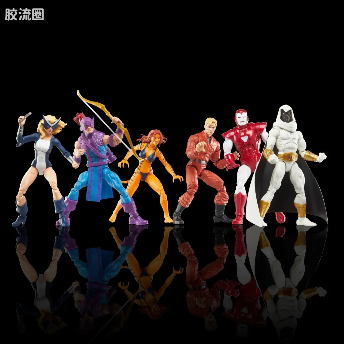 Marvel Legends/漫威传奇 可动人偶系列 黑心套 月光骑士. - 图片
