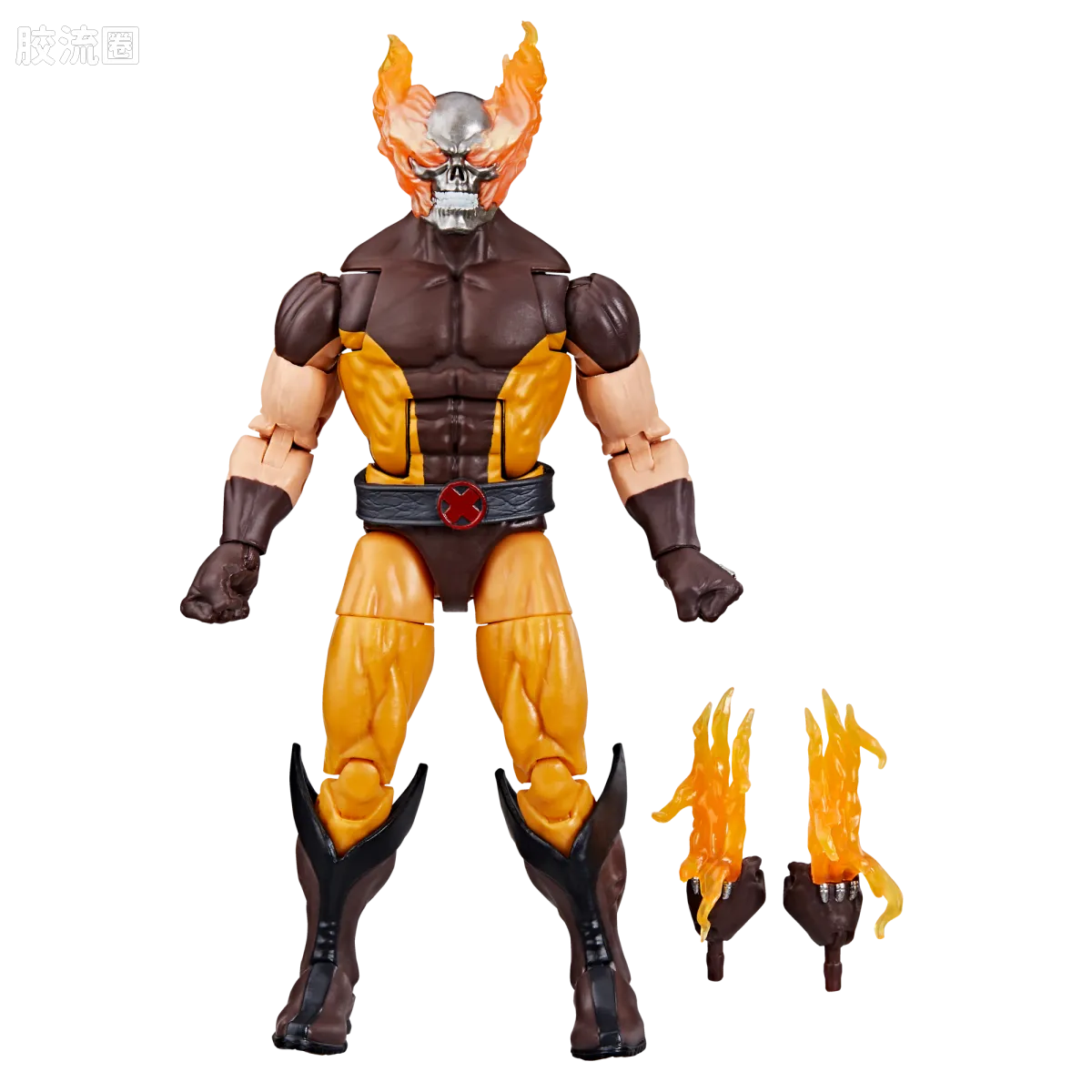 Marvel Legends/漫威传奇 可动人偶系列 黑心套 地狱狼（恶灵金刚狼） - 图片