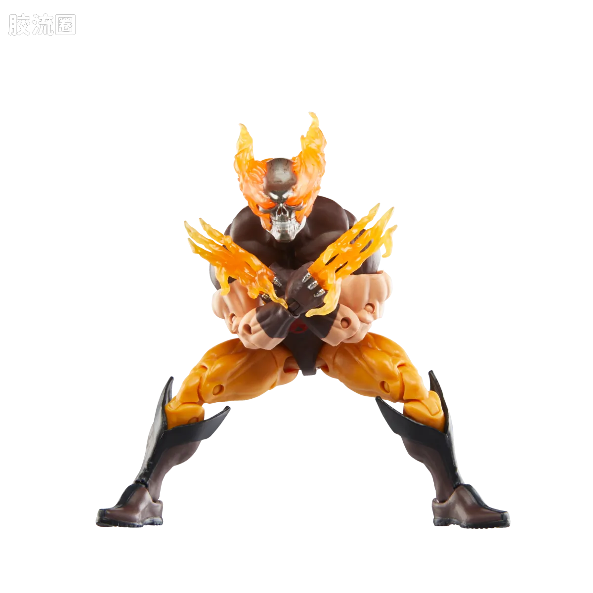Marvel Legends/漫威传奇 可动人偶系列 黑心套 地狱狼（恶灵金刚狼） - 图片