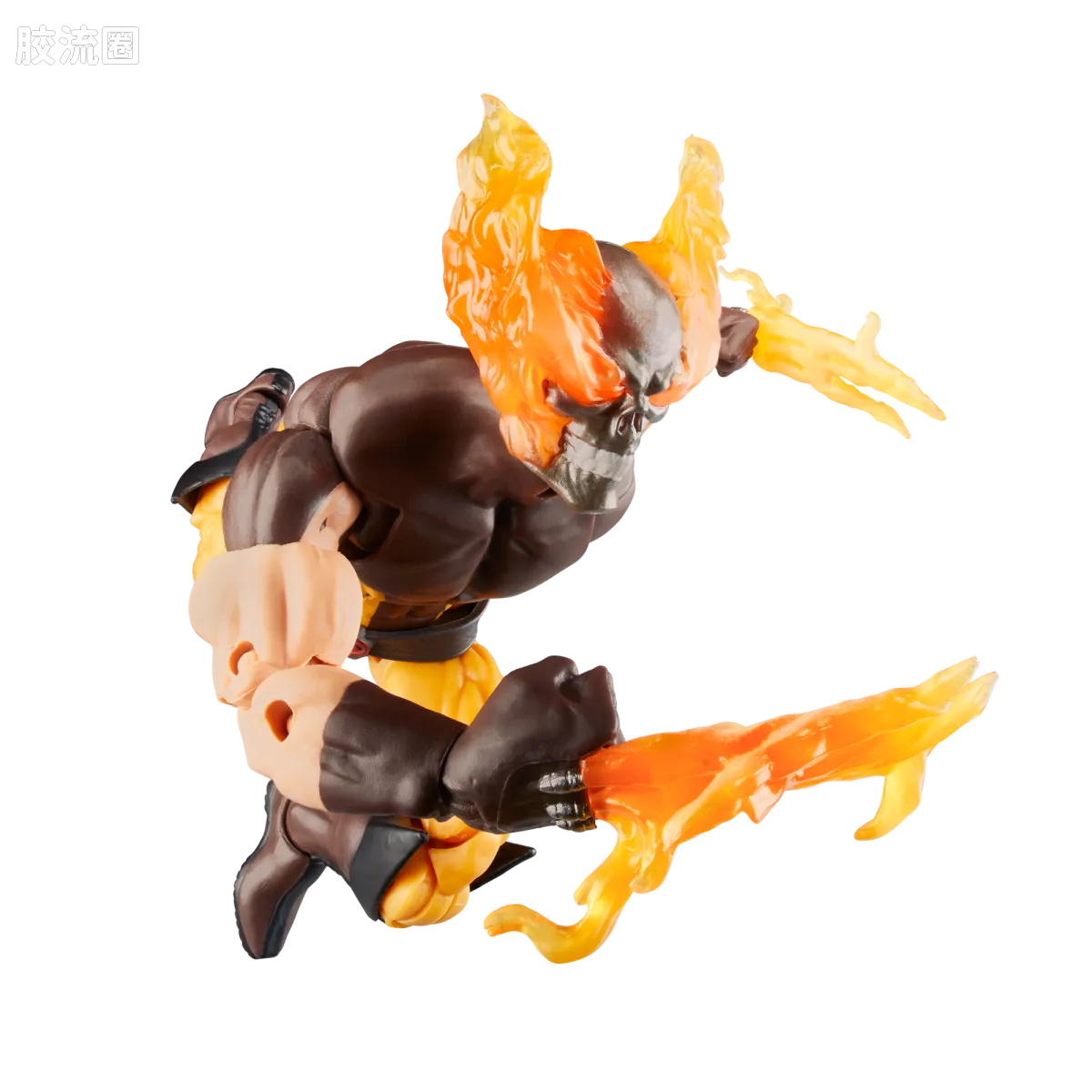Marvel Legends/漫威传奇 可动人偶系列 黑心套 地狱狼（恶灵金刚狼） - 图片