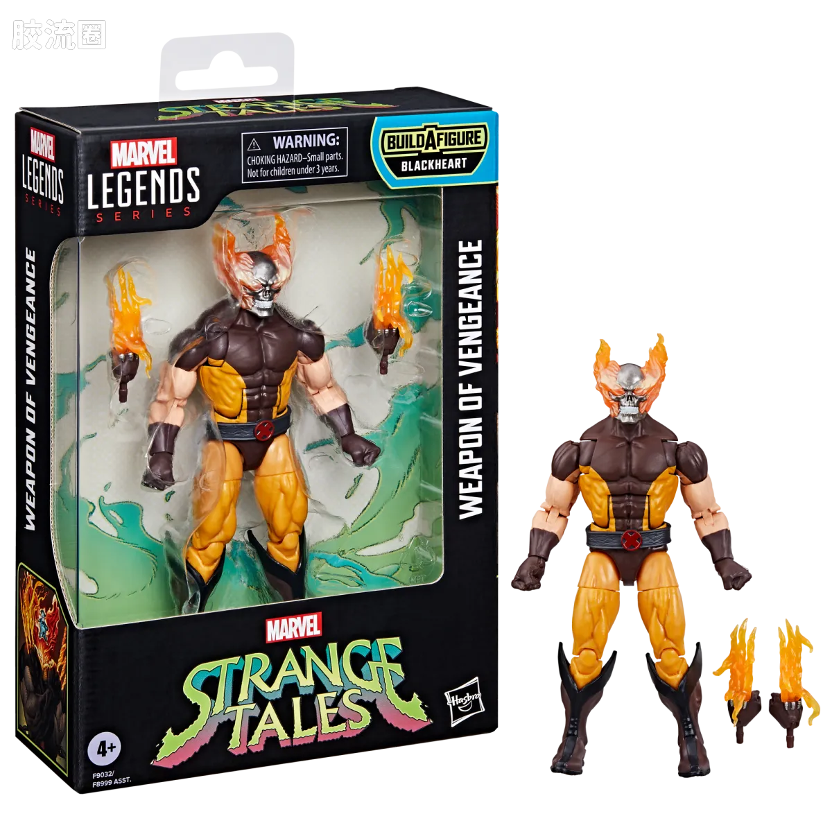 Marvel Legends/漫威传奇 可动人偶系列 黑心套 地狱狼（恶灵金刚狼） - 图片