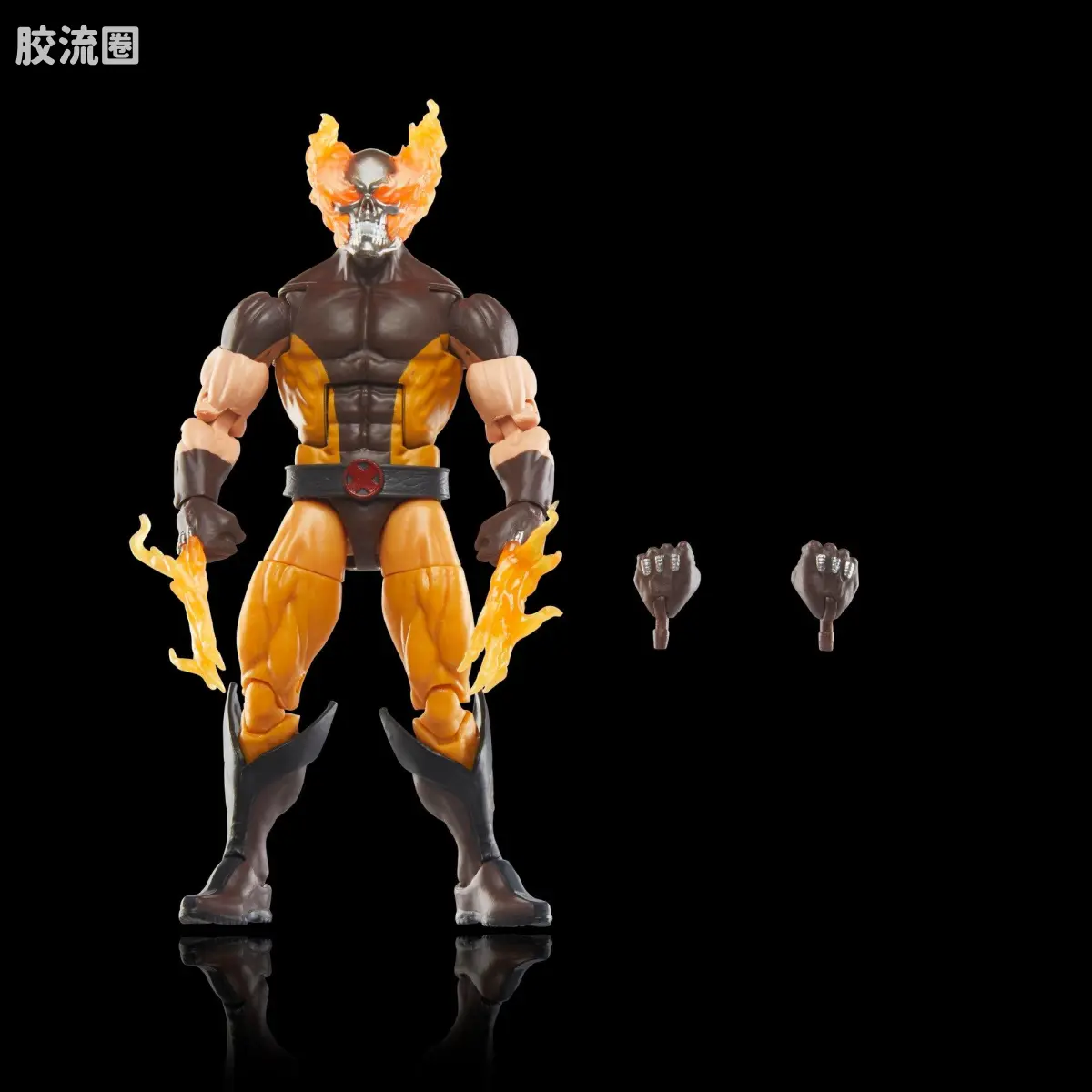 Marvel Legends/漫威传奇 可动人偶系列 黑心套 地狱狼（恶灵金刚狼） - 图片