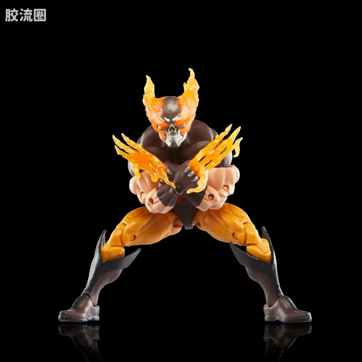 Marvel Legends/漫威传奇 可动人偶系列 黑心套 地狱狼（恶灵金刚狼） - 图片