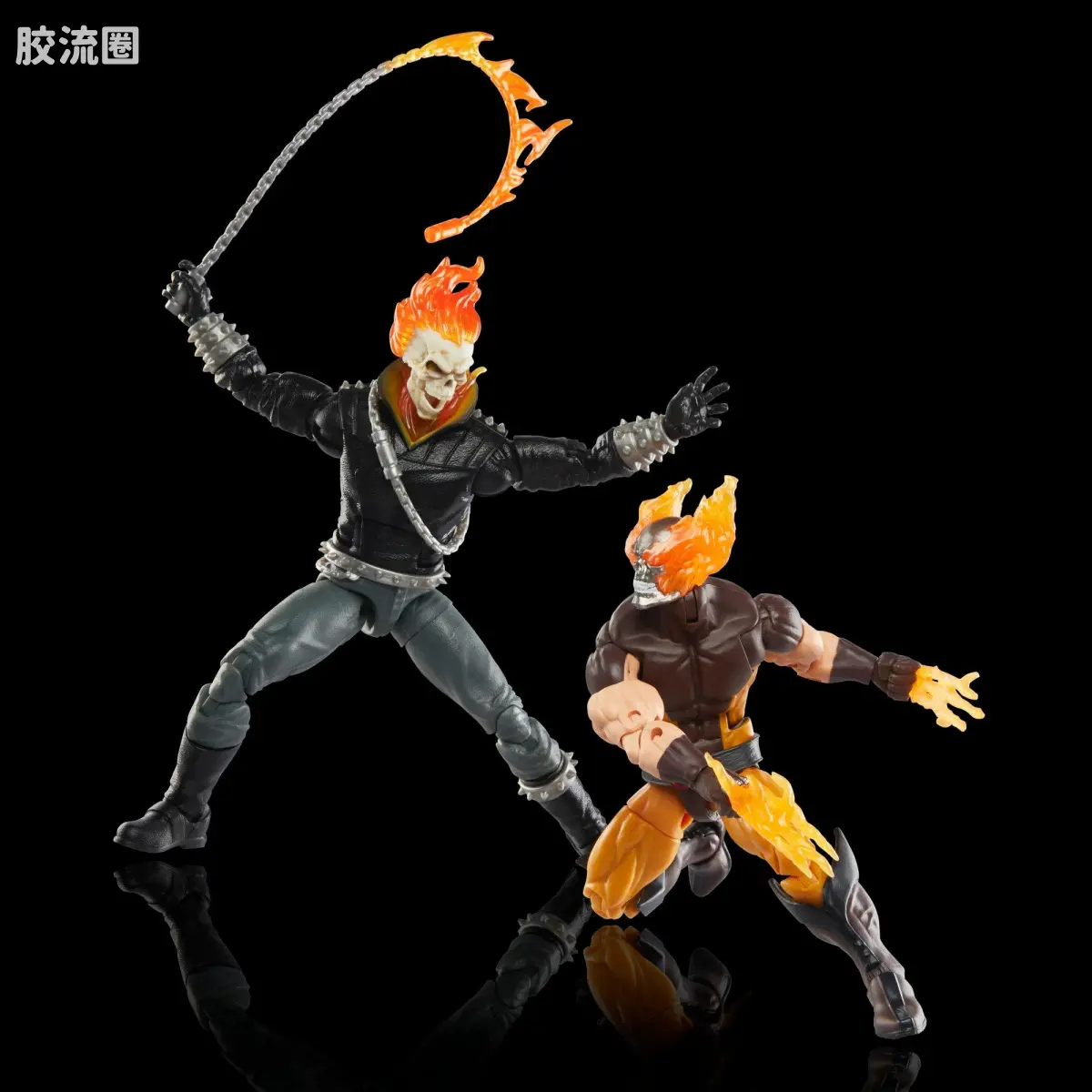 Marvel Legends/漫威传奇 可动人偶系列 黑心套 地狱狼（恶灵金刚狼） - 图片