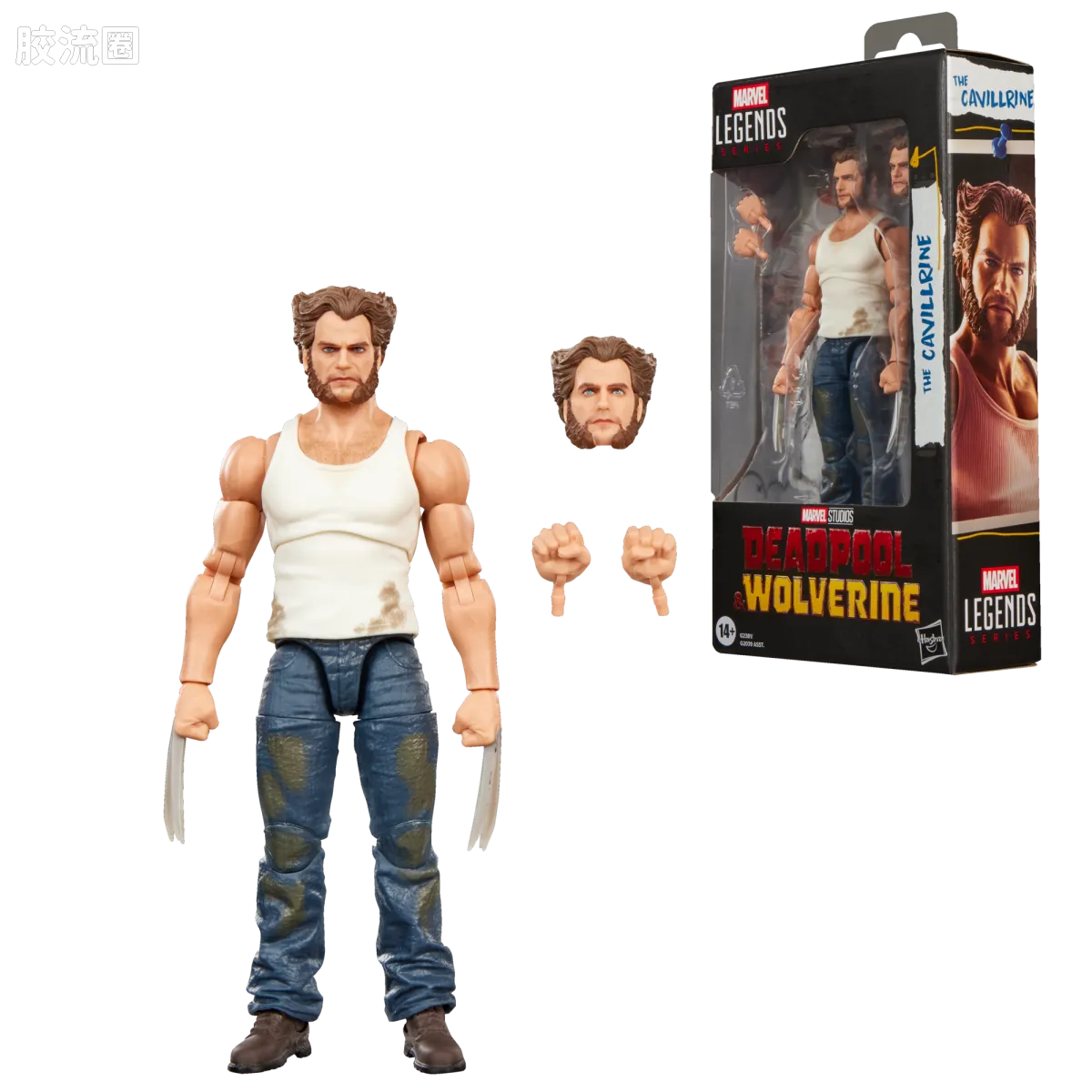 Marvel Legends/漫威传奇 可动人偶系列 死侍与金刚狼系列 金刚狼（“亨利·卡维尔狼”版） - 图片