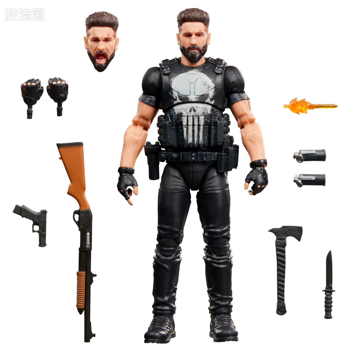 Marvel Legends/漫威传奇 可动人偶系列 蜘蛛侠 崭新之日 惩罚者 - 图片