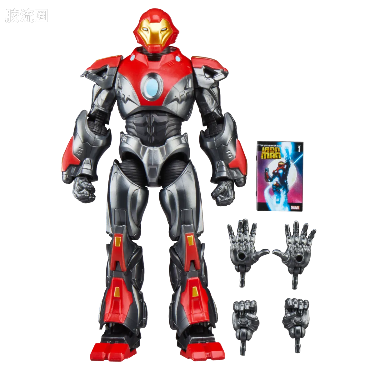 Marvel Legends/漫威传奇 可动人偶系列 迷你漫画 复古挂卡系列 终极钢铁侠 - 图片