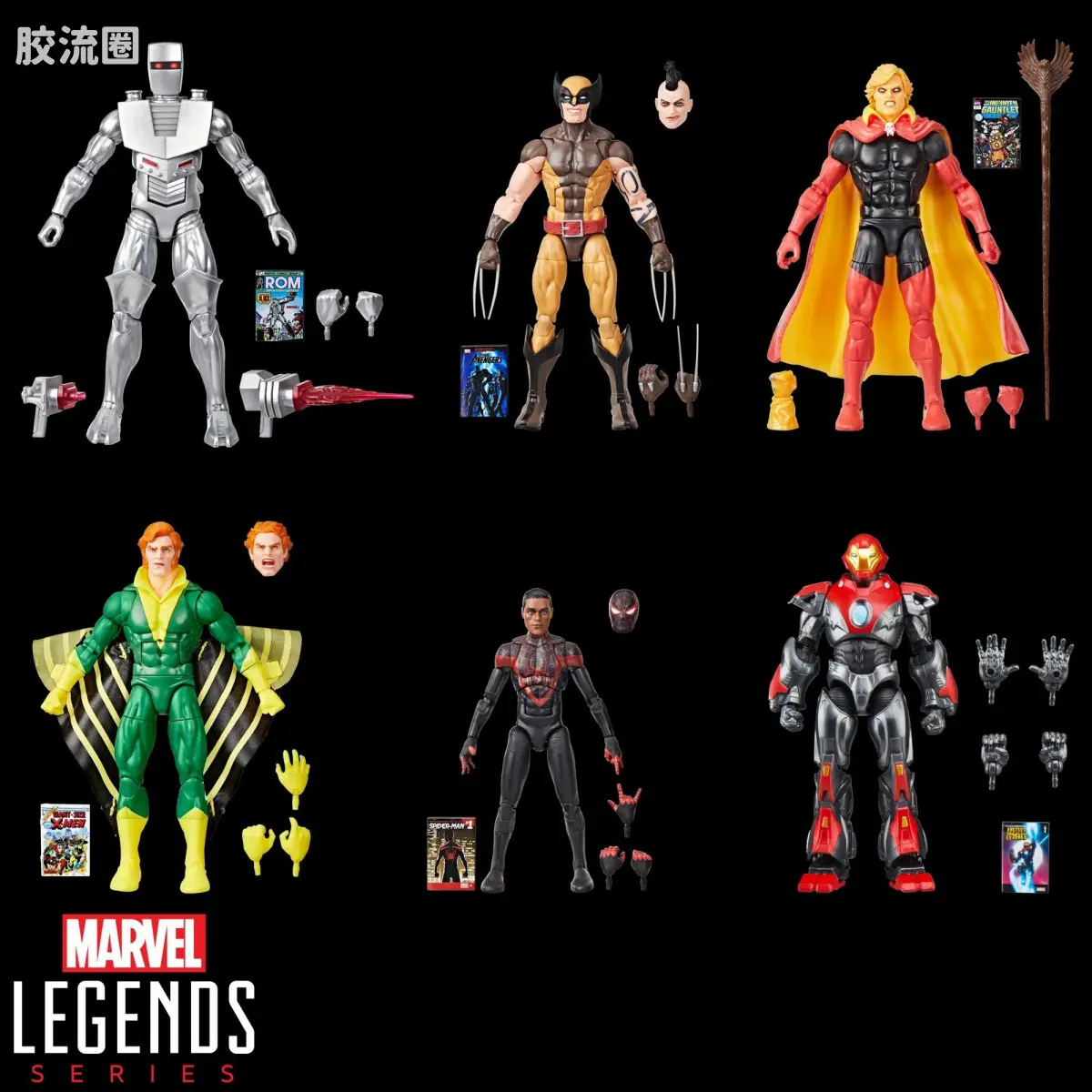Marvel Legends/漫威传奇 可动人偶系列 迷你漫画 复古挂卡系列 迈尔斯 - 图片