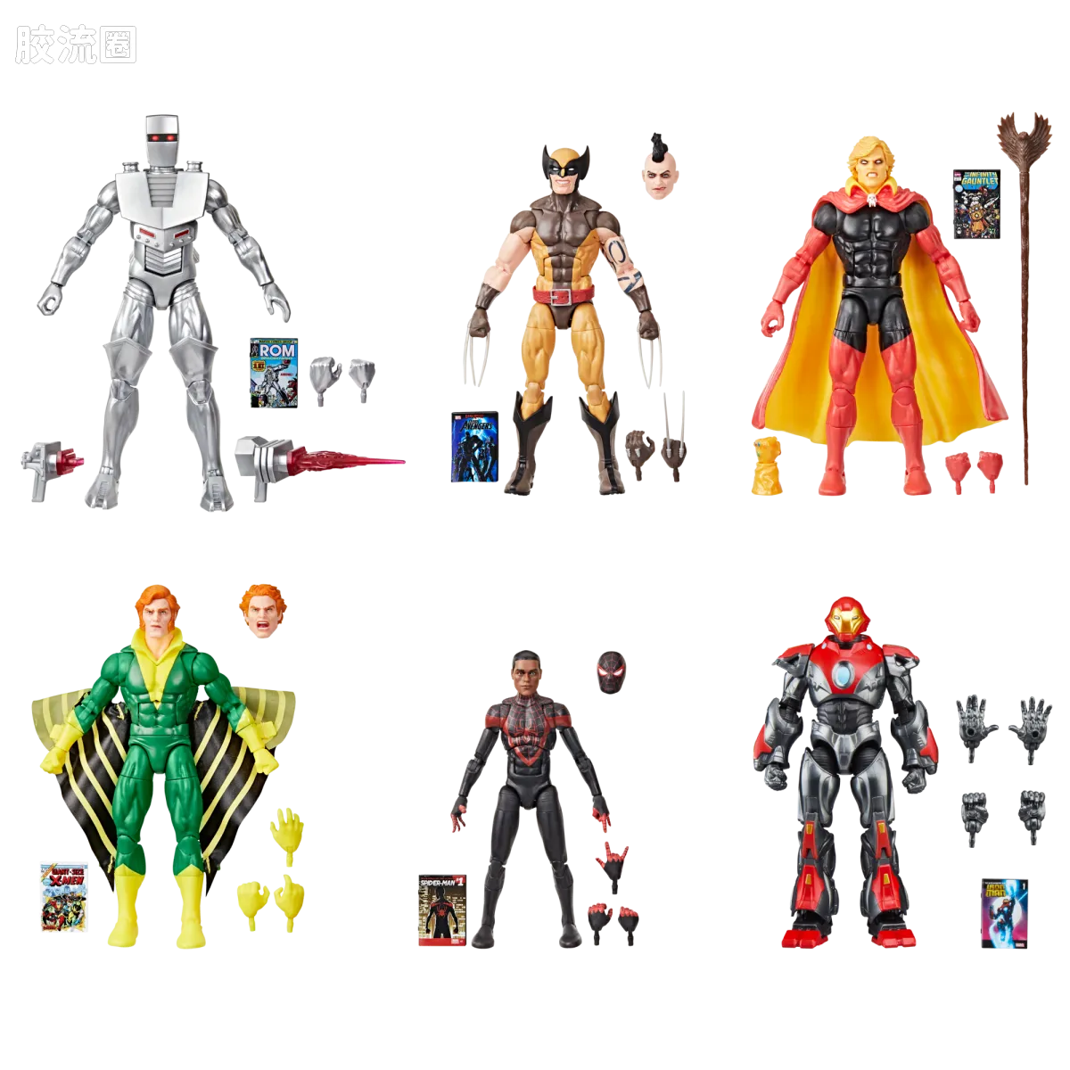 Marvel Legends/漫威传奇 可动人偶系列 迷你漫画 复古挂卡系列 迈尔斯 - 图片
