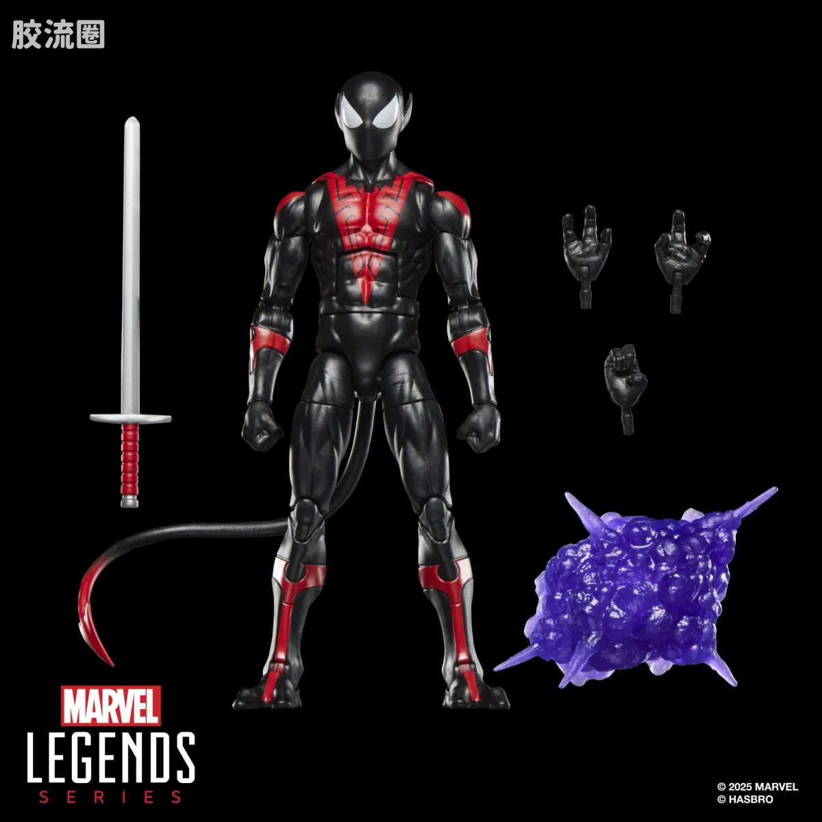 Marvel Legends/漫威传奇 可动人偶系列 蜘蛛侠 漫画 复古挂卡系列 非凡蜘蛛侠（夜行者） - 图片