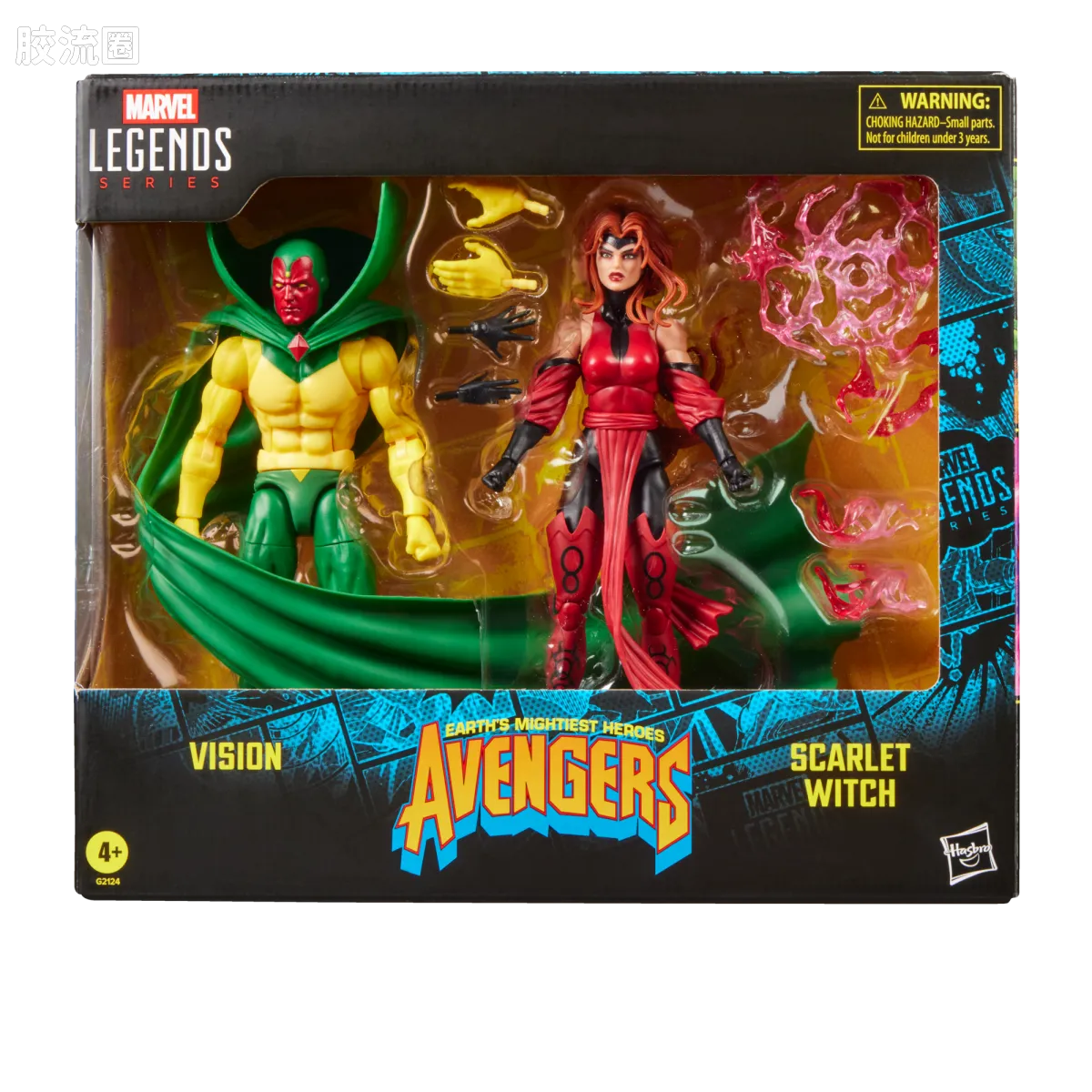 Marvel Legends/漫威传奇 可动人偶系列 多人套 幻视与猩红女巫《复仇者联盟：穿越》 - 图片