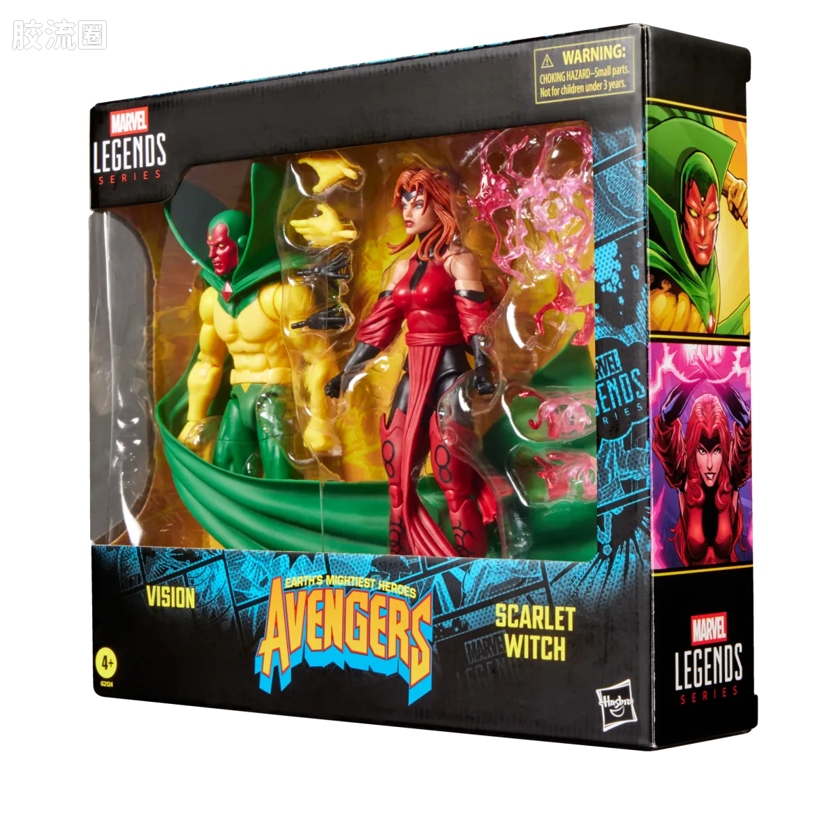 Marvel Legends/漫威传奇 可动人偶系列 多人套 幻视与猩红女巫《复仇者联盟：穿越》 - 图片