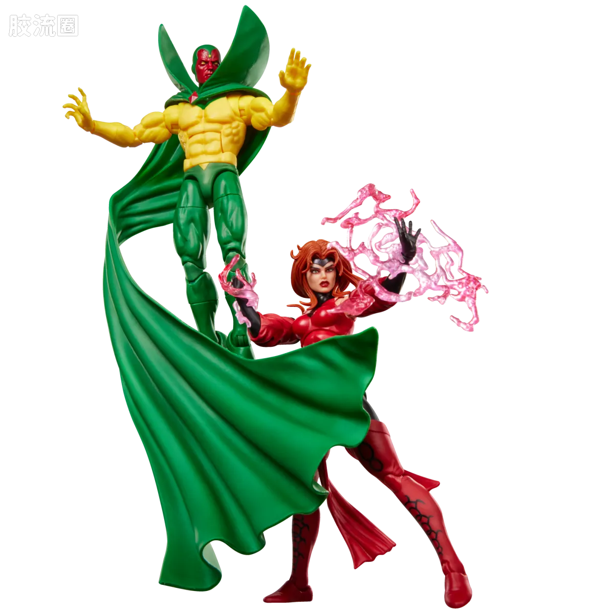 Marvel Legends/漫威传奇 可动人偶系列 多人套 幻视与猩红女巫《复仇者联盟：穿越》 - 图片