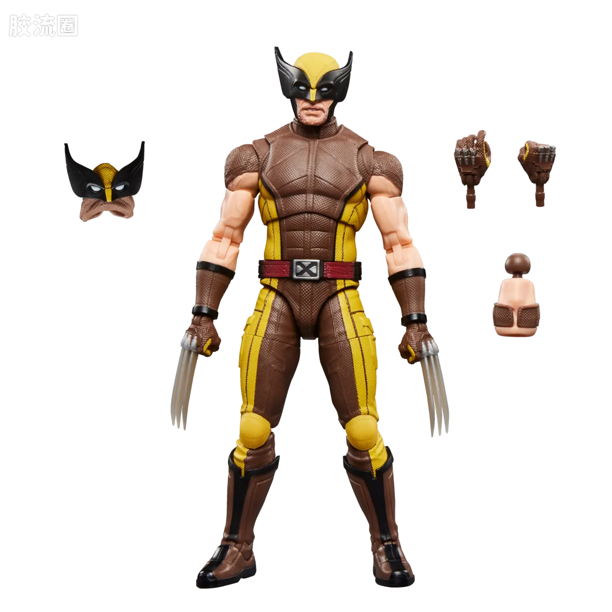 Marvel Legends/漫威传奇 可动人偶系列 死侍与金刚狼系列 金刚狼（棕色战衣） - 图片