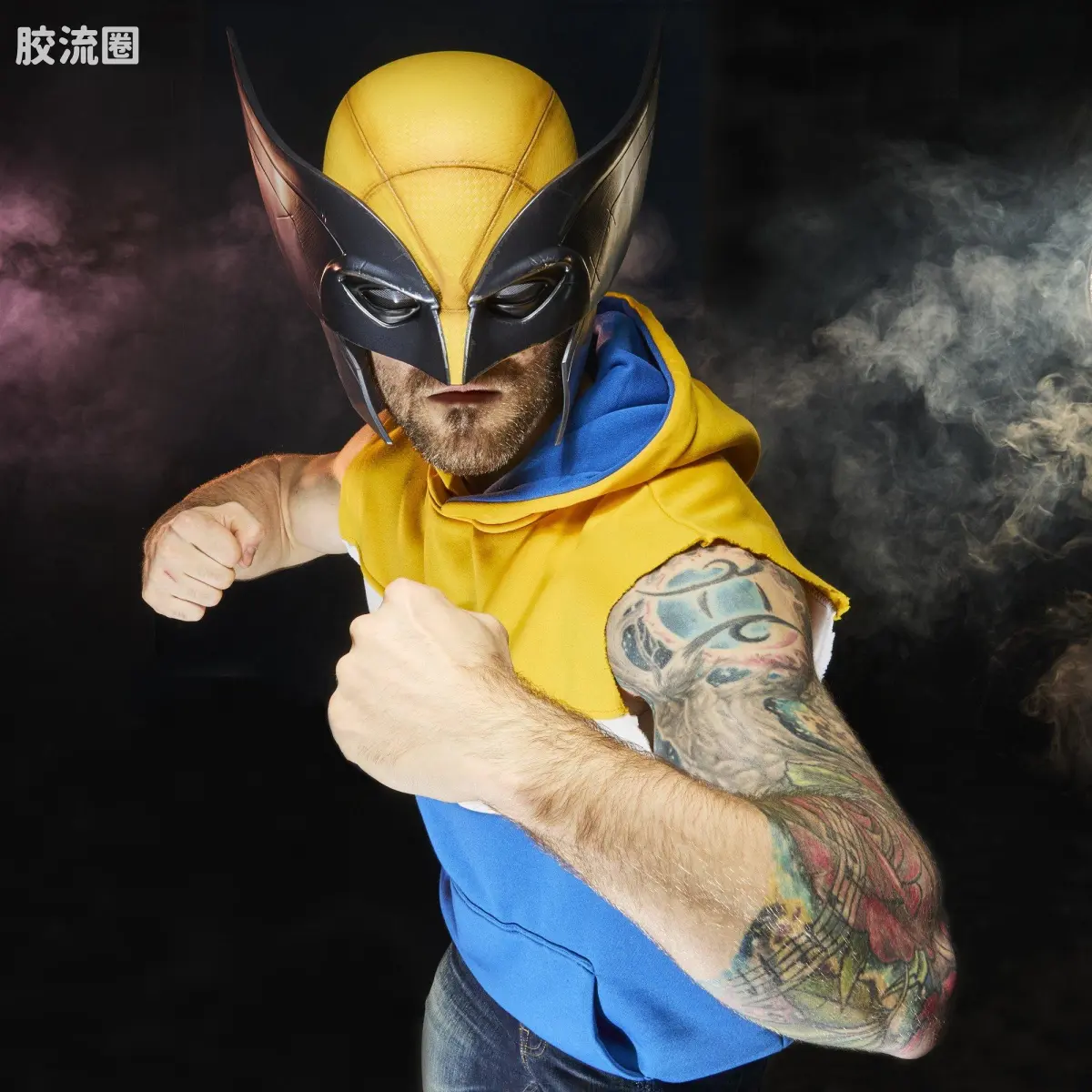 Marvel Legends/漫威传奇 可动人偶系列 1/1系列 电影  死侍与金刚狼 金刚狼 面具 - 图片