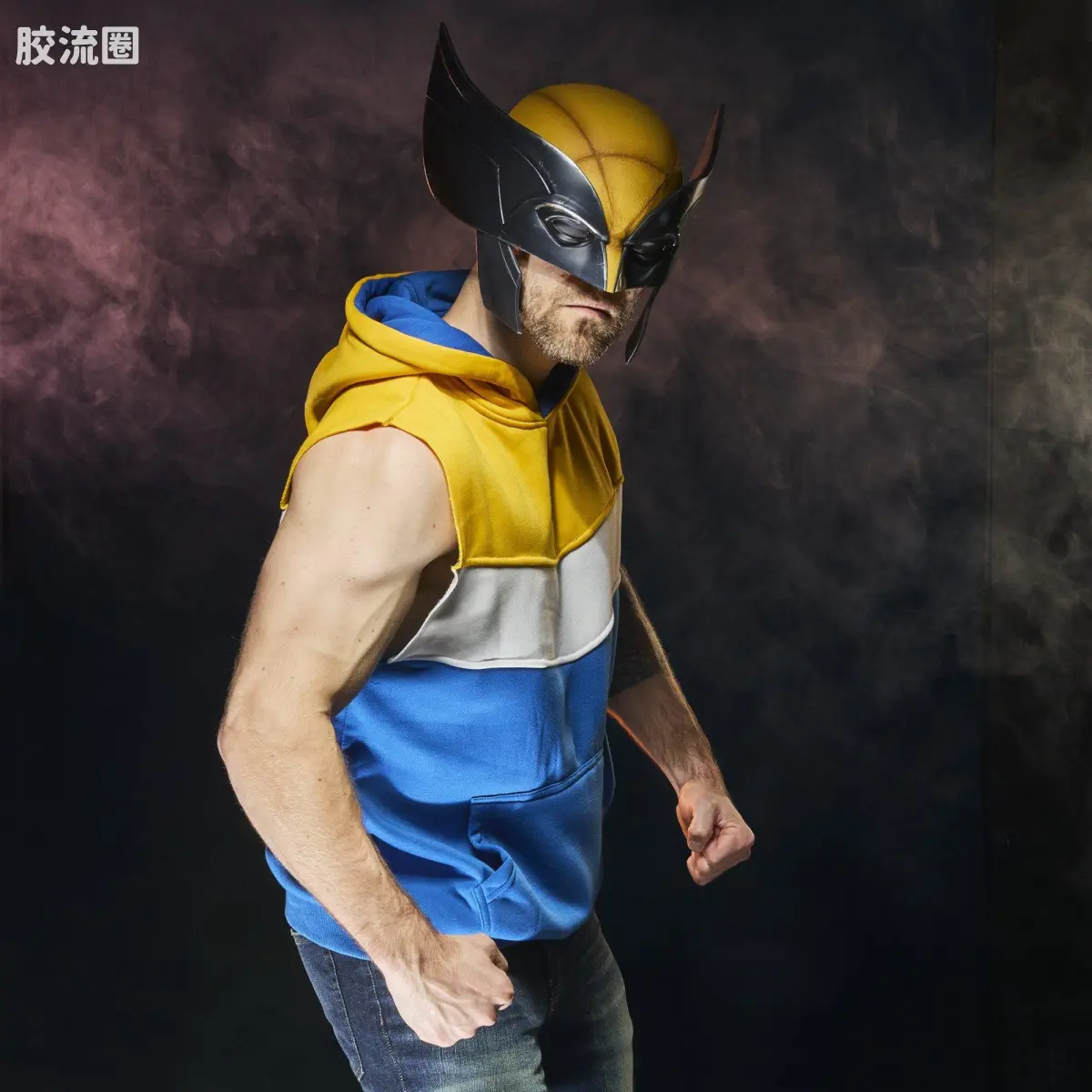Marvel Legends/漫威传奇 可动人偶系列 1/1系列 电影  死侍与金刚狼 金刚狼 面具 - 图片