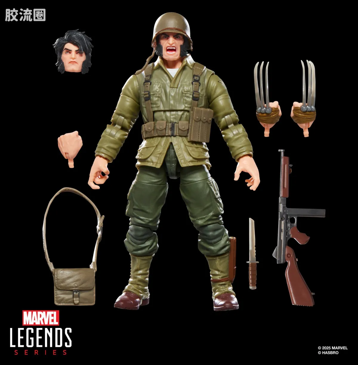 Marvel Legends/漫威传奇 可动人偶系列 豪华版 金刚狼（二战罗根） - 图片