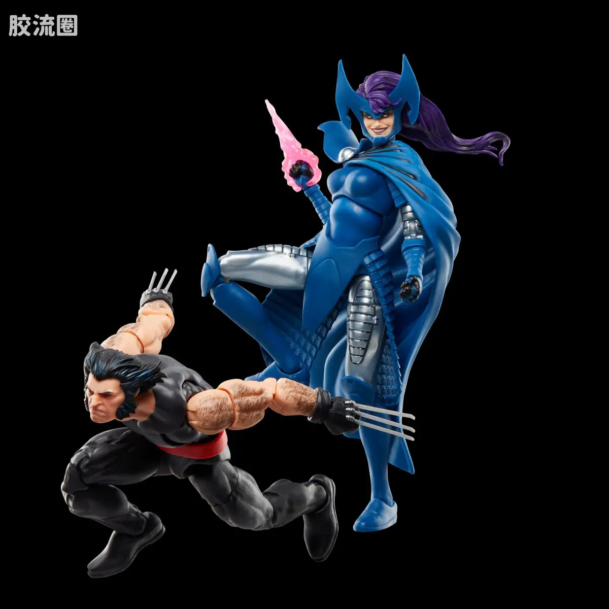 Marvel Legends/漫威传奇 可动人偶系列 金刚狼50周年系列 金刚狼50周年 金刚狼&灵蝶双人套 - 图片
