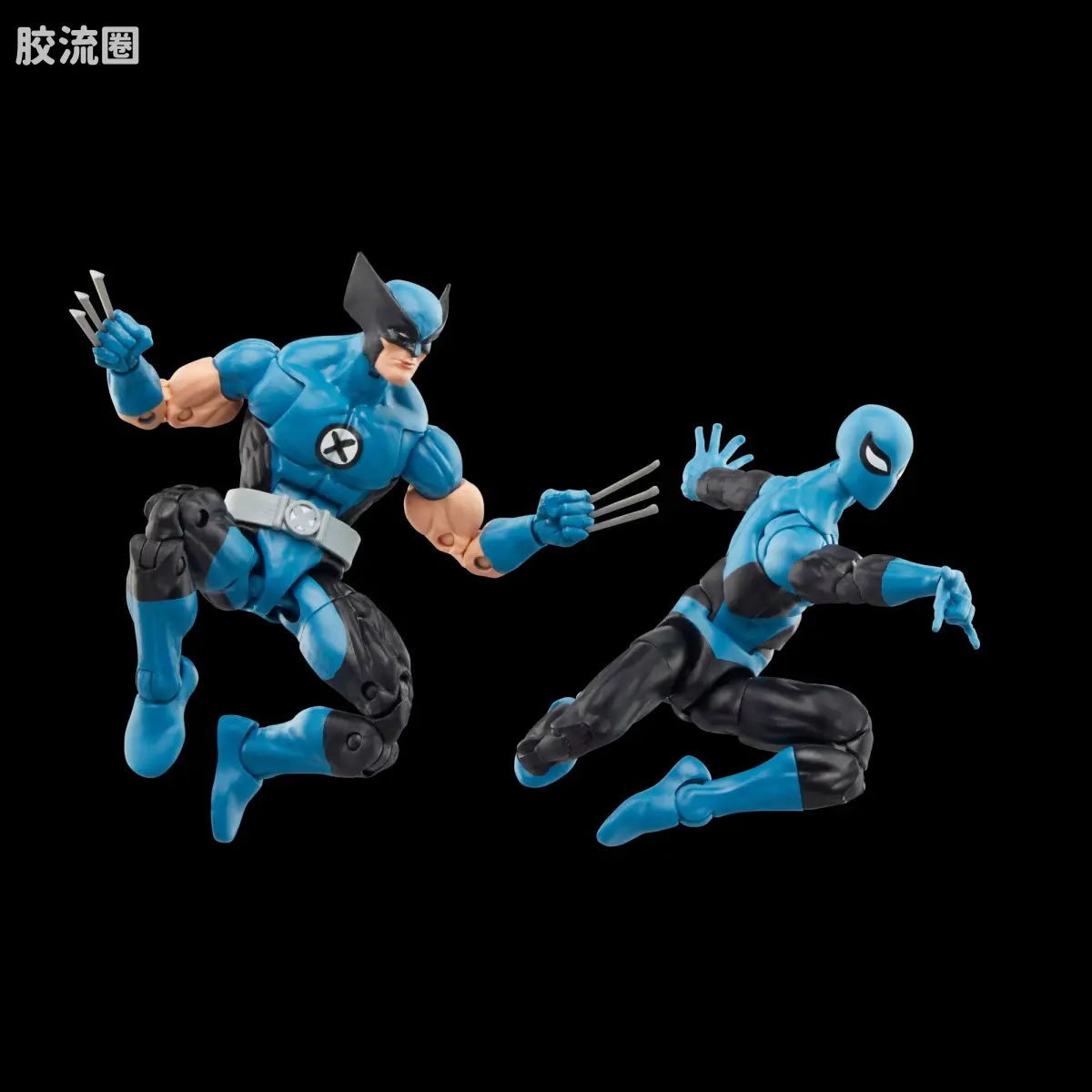 Marvel Legends/漫威传奇 可动人偶系列 神奇四侠 复古挂卡系列 金刚狼&蜘蛛侠（神奇四侠战衣） - 图片
