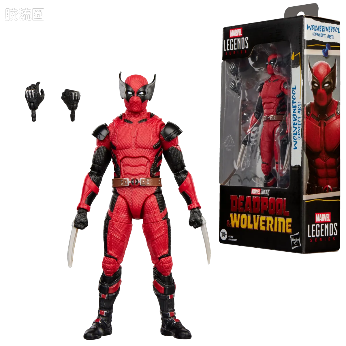 Marvel Legends/漫威传奇 可动人偶系列 死侍与金刚狼系列 死侍狼（概念艺术版） - 图片