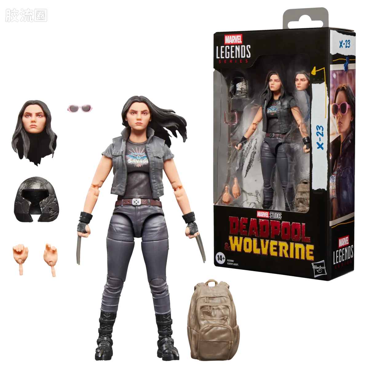 Marvel Legends/漫威传奇 可动人偶系列 死侍与金刚狼系列 X-23 - 图片