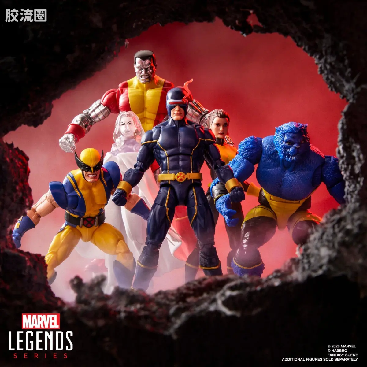 Marvel Legends/漫威传奇 可动人偶系列 多人套 镭射眼与金刚狼 - 图片