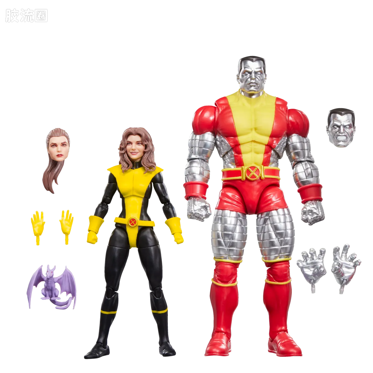 Marvel Legends/漫威传奇 可动人偶系列 多人套 幻影猫 & 钢力士 - 图片