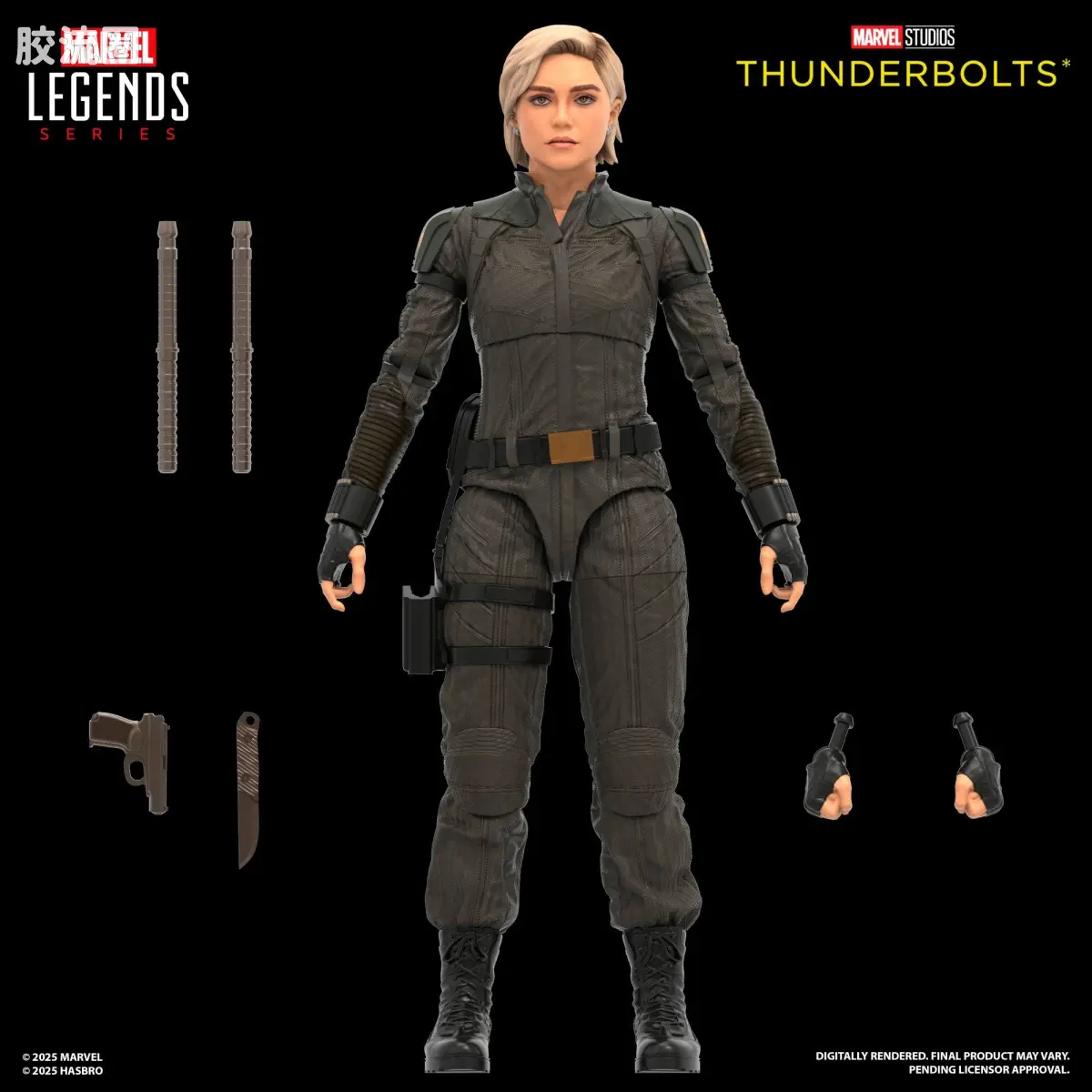 Marvel Legends/漫威传奇 可动人偶系列 雷霆特攻队* 电影系列 叶莲娜·贝洛娃&红色守卫 双人套 - 图片