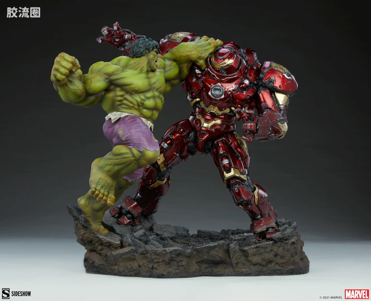 sideshow静态模型系列 Maquette Marvel 绿巨人对反浩克装甲