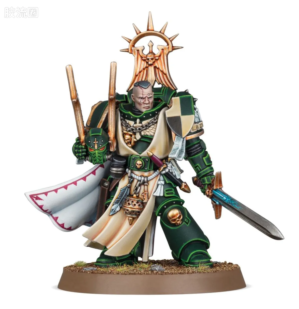 战锤40K Dark Angels 黑暗天使 8版 五连长 拉扎勒斯导师 - 图片