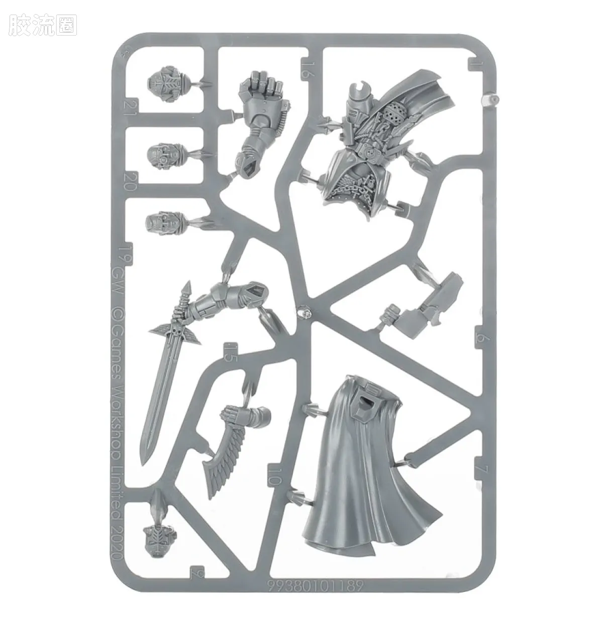 战锤40K Dark Angels 黑暗天使 8版 五连长 拉扎勒斯导师 - 图片