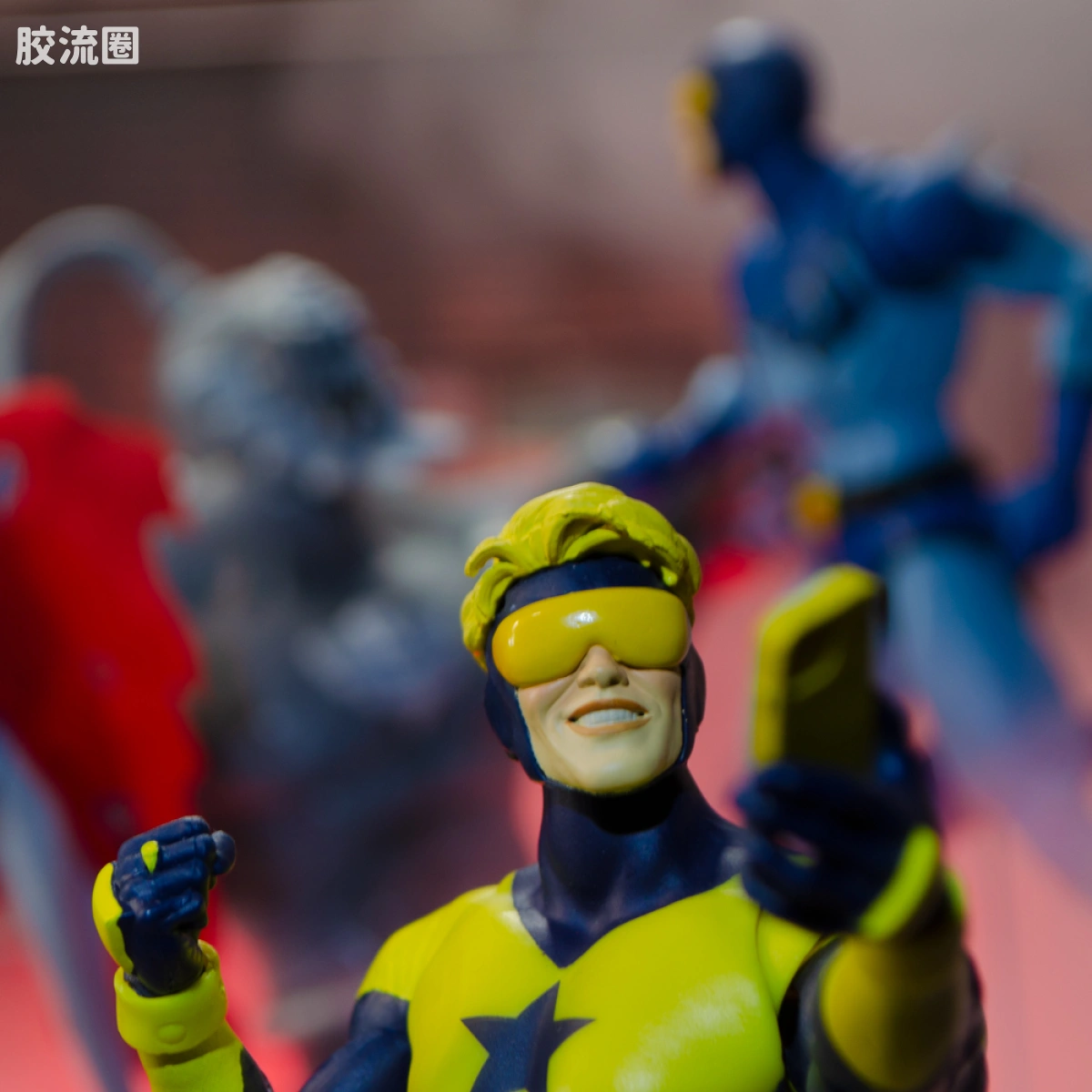 麦克法兰 DC多元宇宙/DC Direct 可动人偶系列 多人盒装 蓝甲虫&金色先锋 - 图片