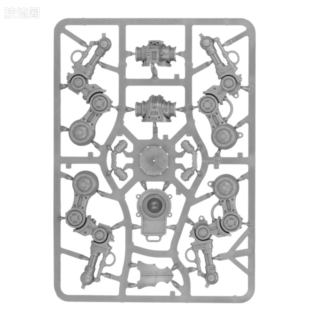 战锤40K Adeptus Mechanicus 机械修会 机械教莫拉克斯骑士（闪电锁） - 图片